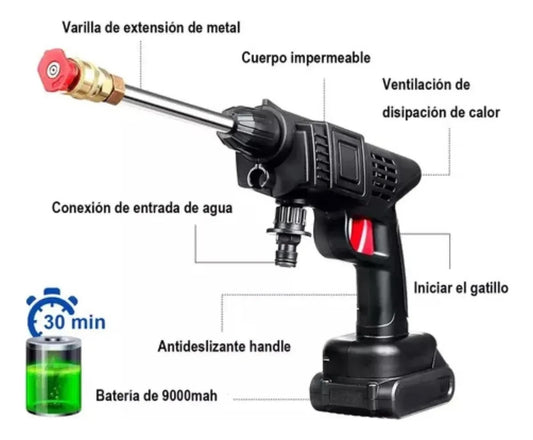 Hidrolavadora Portátil ORYX EL677 48V – Potente, Inalámbrica y Compacta