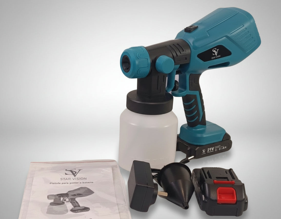 Pistola De Pintar Eléctrica Sv2027 21v
