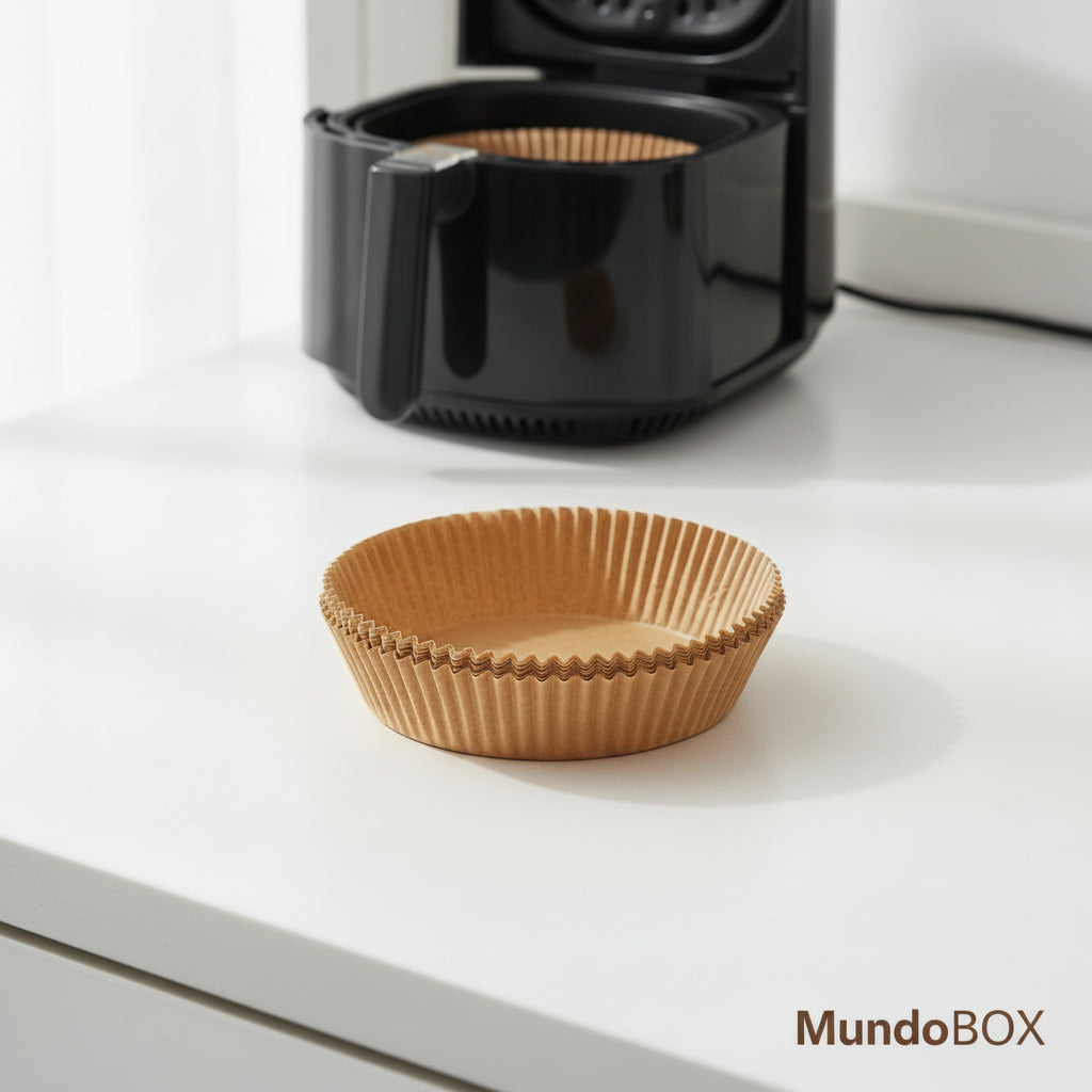 Pack 100 Bandejas Antiadherentes para Freidora de Aire – Cociná Sin Limpiar