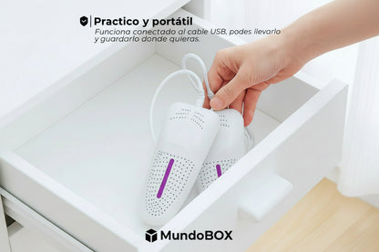 Secador Eléctrico Portátil para Zapatillas – Secá y Desodorizá en Minutos