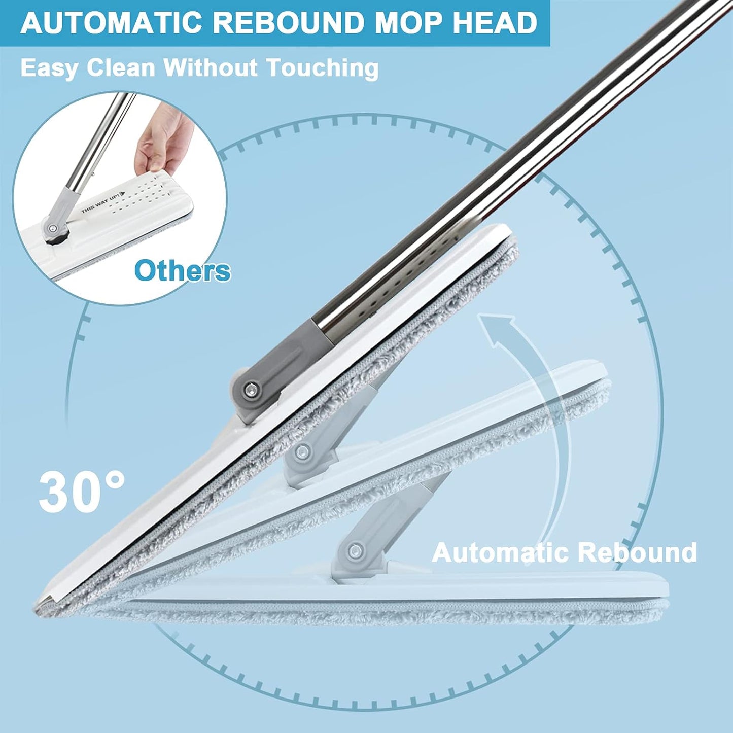 Mopa con Cabeza Rebotante Automática