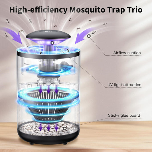 Trampa Eléctrica para Mosquitos y Moscas (sin químicos)