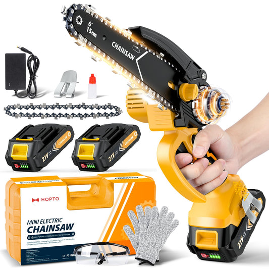 Mini Motosierra Eléctrica 6” 21V