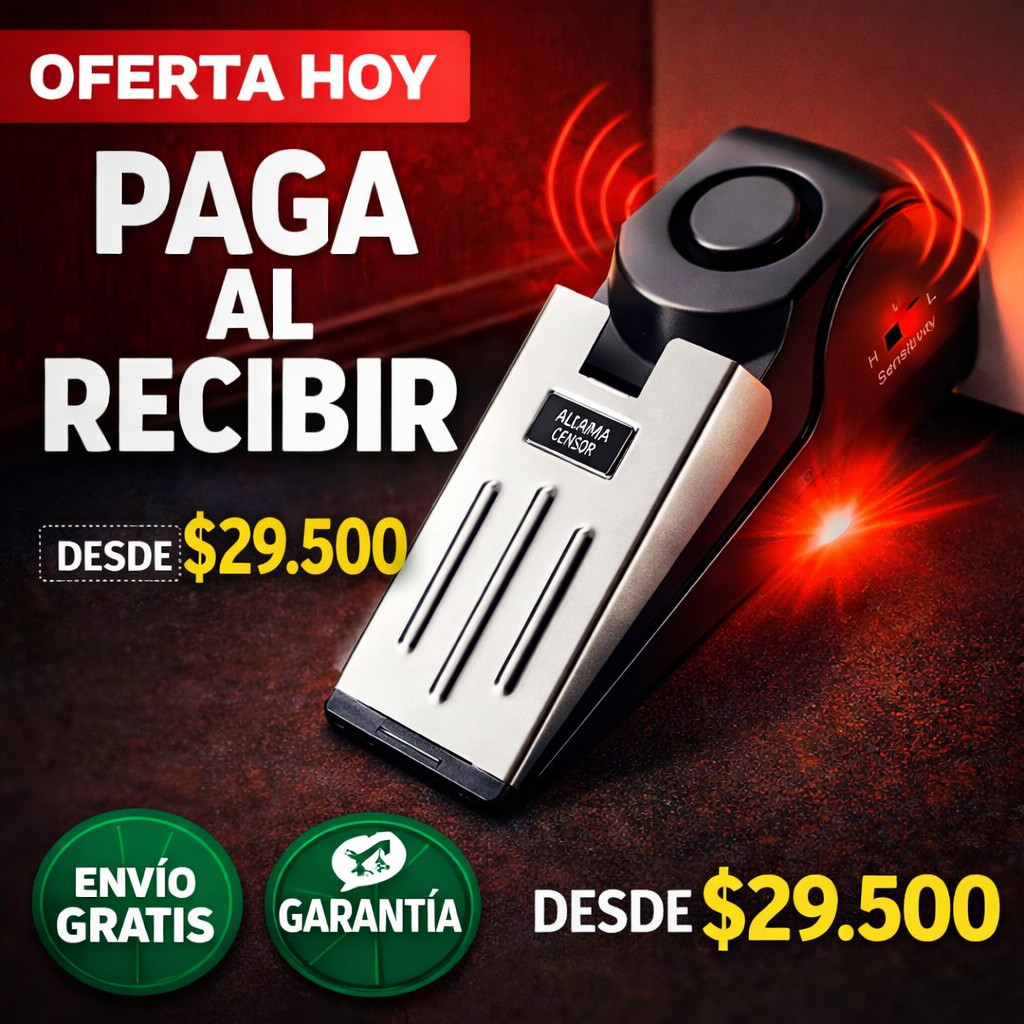 Tope Seguridad Puerta con alarma