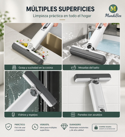 Mini Mopa Limpiadora Compacta | Limpieza Rápida sin Esfuerzo