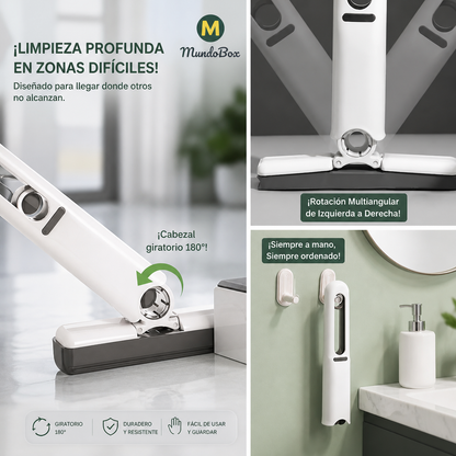 Mini Mopa Limpiadora Compacta | Limpieza Rápida sin Esfuerzo