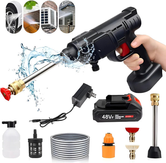 Hidrolavadora Stardom Portátil 48V a Batería – Inalámbrica, Ideal para Auto, Patio y Limpieza Móvil | [Mundo Box]