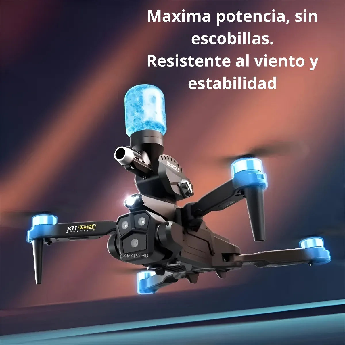 Dron K11 Max Shoot Triple Cámara con Hid