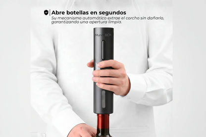 Sacacorchos Automático Eléctrico con Accesorios – Destapá tu Vino en Segundos