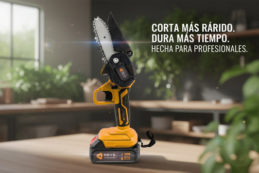 Mini Motosierra Eléctrica 400W – Ideal para Poda y Jardín