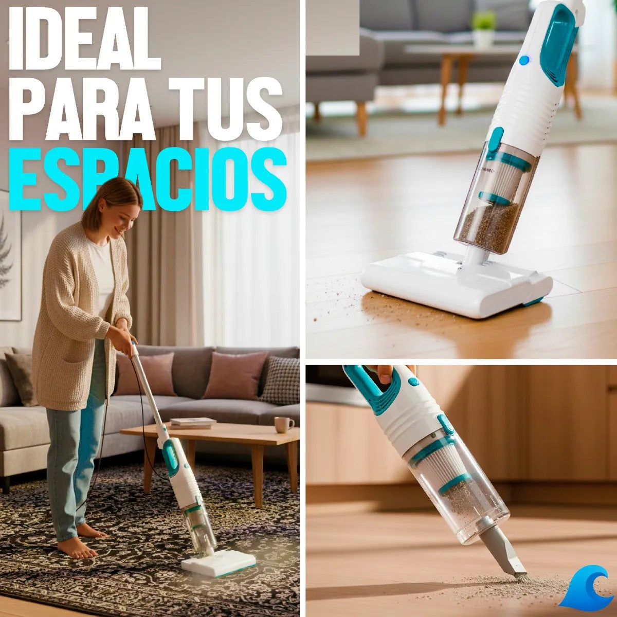 Aspiradora 2 en 1 (Vertical y de Mano)
