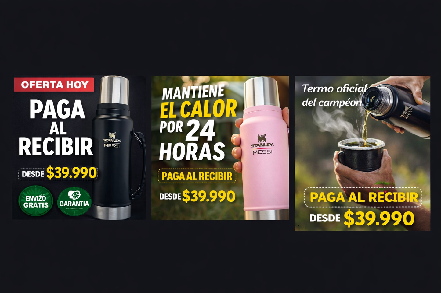 Termo Stanley de Messi – 1.2 L | Edición Especial